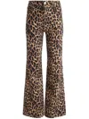 Alice And Olivia Weezy Full Length Jean In Nude