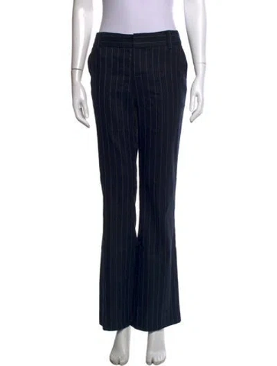 Pre-owned Alice And Olivia Linen Flared Pants In Multi