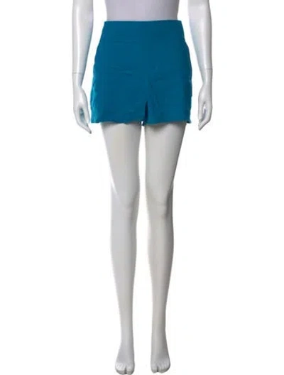 Pre-owned Alice And Olivia Linen Mini Shorts In Multi