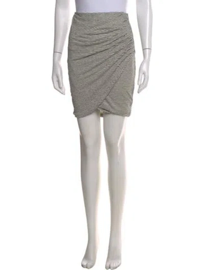 Pre-owned Alice And Olivia Linen Mini Skirt W/ Tags In Multi