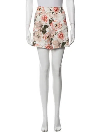 Pre-owned Alice And Olivia Linen Shorts In Pink