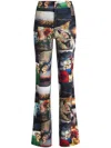Alice And Olivia Livi Low Rise Trouser In Black
