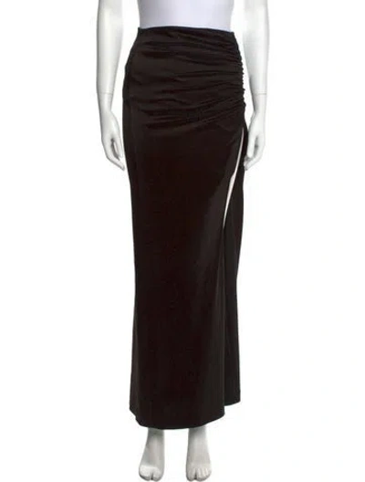 Pre-owned Alice And Olivia Long Skirt In Black
