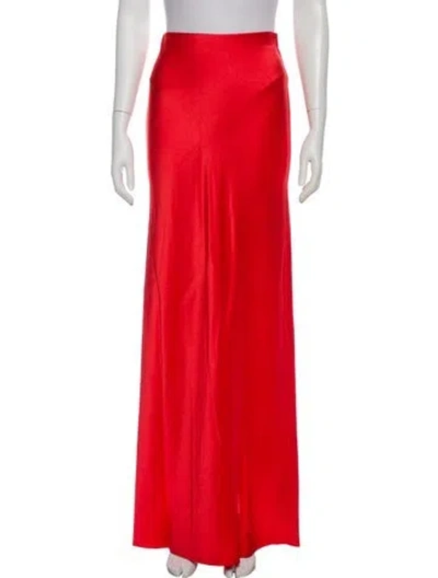 Pre-owned Alice And Olivia Long Skirt In Red