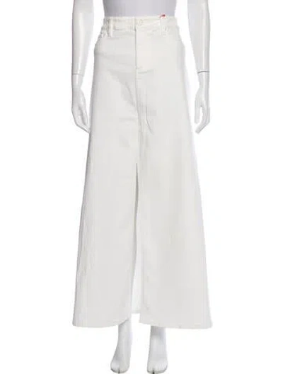Pre-owned Alice And Olivia Long Skirt W/ Tags In White
