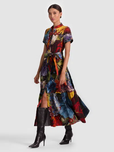 Alice And Olivia Lucy Midi Shirt Dress