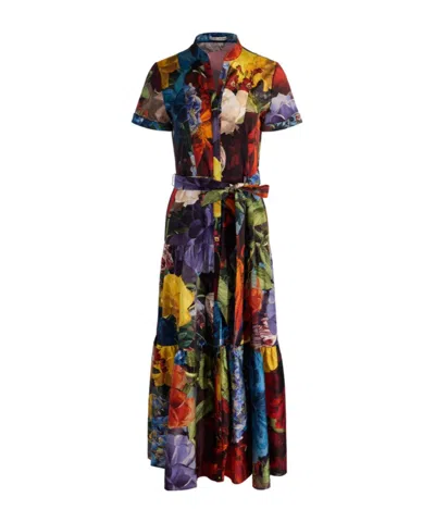 ALICE AND OLIVIA LUCY MIDI SHIRT DRESS