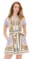 Alice And Olivia Lucy Mini Shirt Dress In Day Dreamer