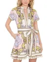 Alice And Olivia Lucy Mini Shirt Dress In Daydreamer