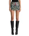 Alice And Olivia Mace Paisley Highrise Mini Skort In Multi