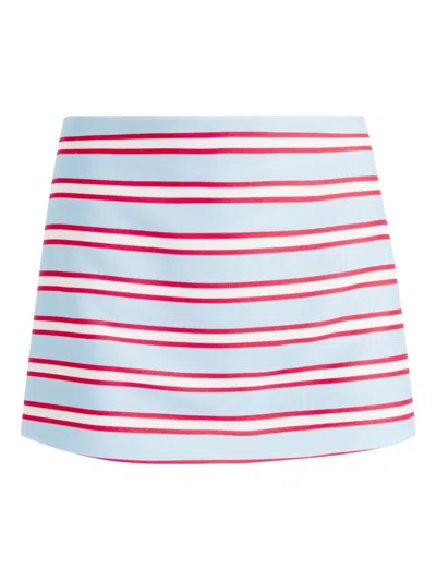 Alice And Olivia Mace Mini Skorts In Blue
