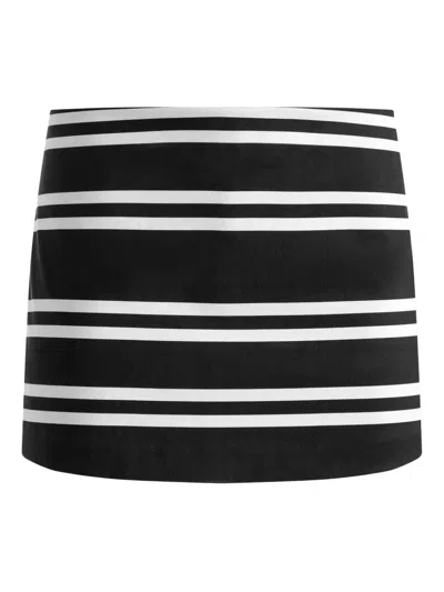 Alice And Olivia Mace Striped Mini Skort