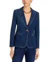 ALICE AND OLIVIA ALICE AND OLIVIA MACEY NOTCH COLLAR ONE BUTTON BLAZER
