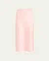 Alice And Olivia Maeve Mid-length Slip Skirt In Maeve Midlength Slip Skirt