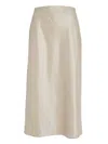Alice And Olivia Maeve Satin Midi Skirt