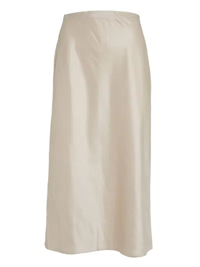 Alice And Olivia Maeve Satin Midi Skirt