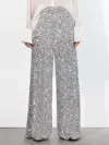 Alice And Olivia Alice + Olivia Mame Pants In Silver