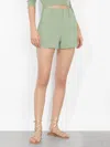 Alice And Olivia Mame Short In Sage