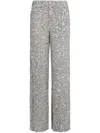 Alice And Olivia Alice + Olivia Mame Pants In Silver