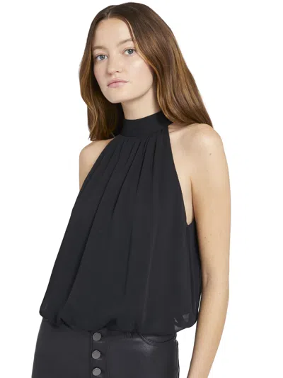 ALICE AND OLIVIA MARIS HALTER TOP
