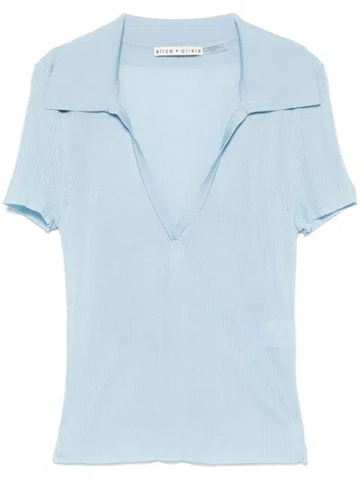 Alice And Olivia Martha T-shirt In 蓝色