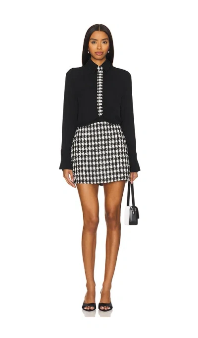 Alice And Olivia Hemdkleid Mattie In Black