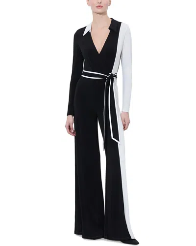 Alice And Olivia Melinda Colorblock Wide Leg Wrap Jean