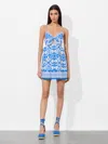 Alice And Olivia Harley Lace-trimmed Sequined Stretch-tulle Mini Dress