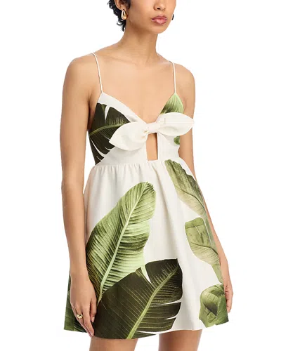 Alice And Olivia Melvina Tie Front Dress