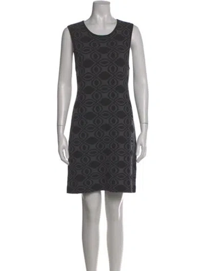 Pre-owned Alice And Olivia Merino Wool Mini Dress In Multi
