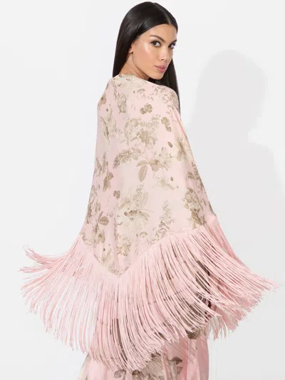 Alice And Olivia Mesha Shawl Scarf In Meadow Large