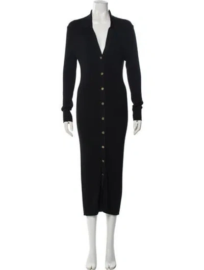 Pre-owned Alice And Olivia Midi Length Dress In Black