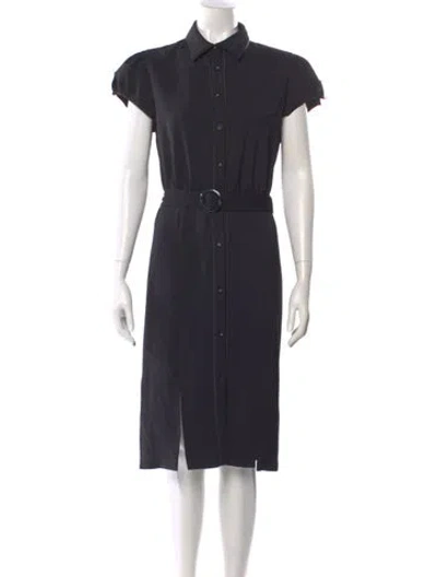 Pre-owned Alice And Olivia Midi Length Dress In Black