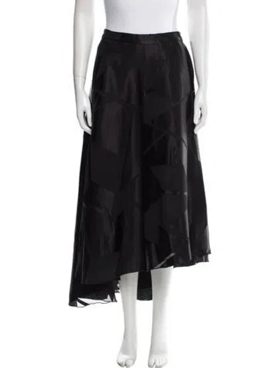 Pre-owned Alice And Olivia Midi Length Skirt In Black