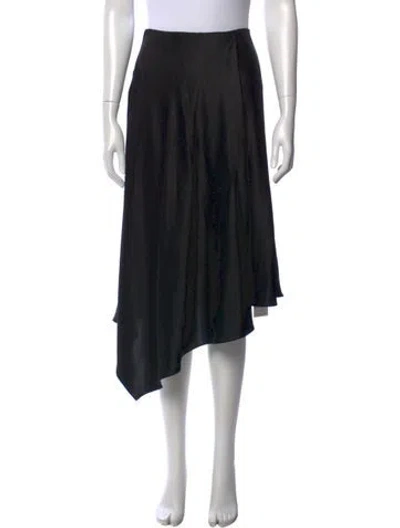 Pre-owned Alice And Olivia Midi Length Skirt In Black