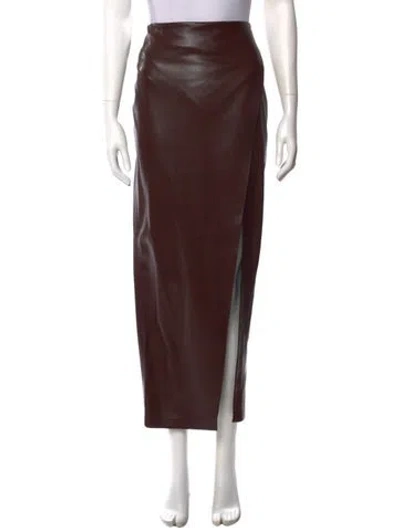 Pre-owned Alice And Olivia Midi Length Skirt In Brown