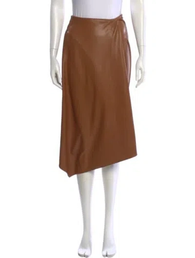 Pre-owned Alice And Olivia Midi Length Skirt In Brown