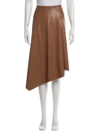 Pre-owned Alice And Olivia Midi Length Skirt In Brown