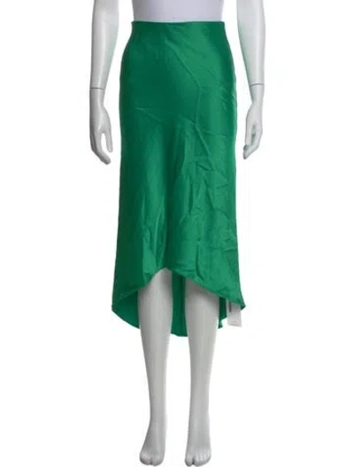 Pre-owned Alice And Olivia Midi Length Skirt In Green