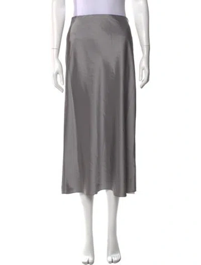 Pre-owned Alice And Olivia Midi Length Skirt In Grey