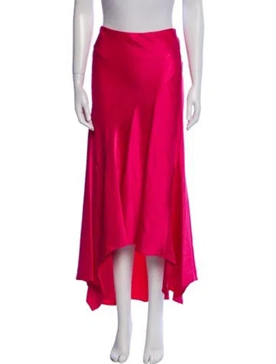 Pre-owned Alice And Olivia Midi Length Skirt In Pink