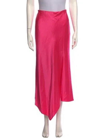 Pre-owned Alice And Olivia Midi Length Skirt In Pink