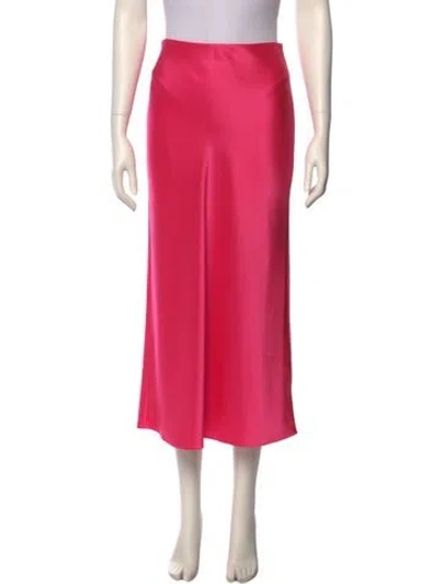Pre-owned Alice And Olivia Midi Length Skirt In Pink