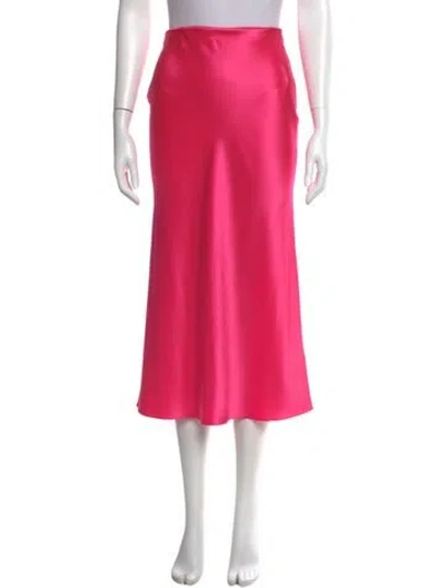 Pre-owned Alice And Olivia Midi Length Skirt In Pink