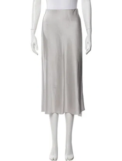Pre-owned Alice And Olivia Midi Length Skirt In Silver
