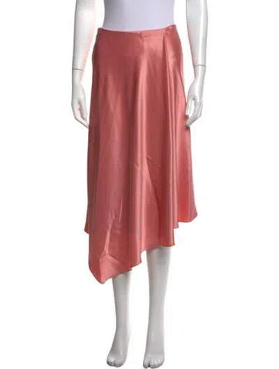 Pre-owned Alice And Olivia Midi Length Skirt W/ Tags In Pink