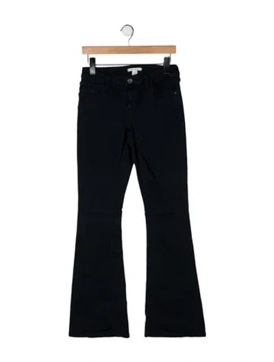 Pre-owned Alice And Olivia Mid-rise Flared Jeans In Blue