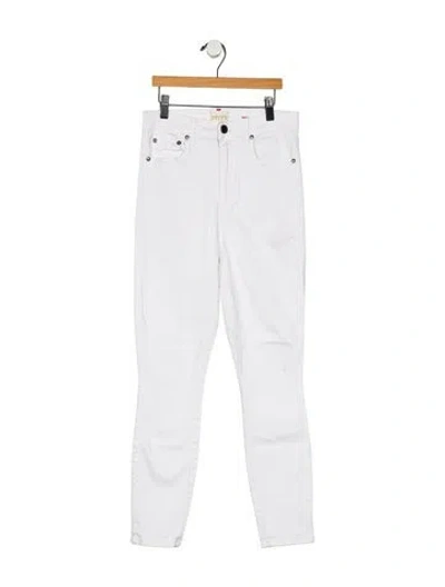 Pre-owned Alice And Olivia Mid-rise Skinny Leg Jeans In Blue