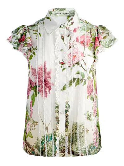 ALICE AND OLIVIA MINDA BLOUSE