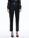 Alice And Olivia Ming Vegan Pant In Black